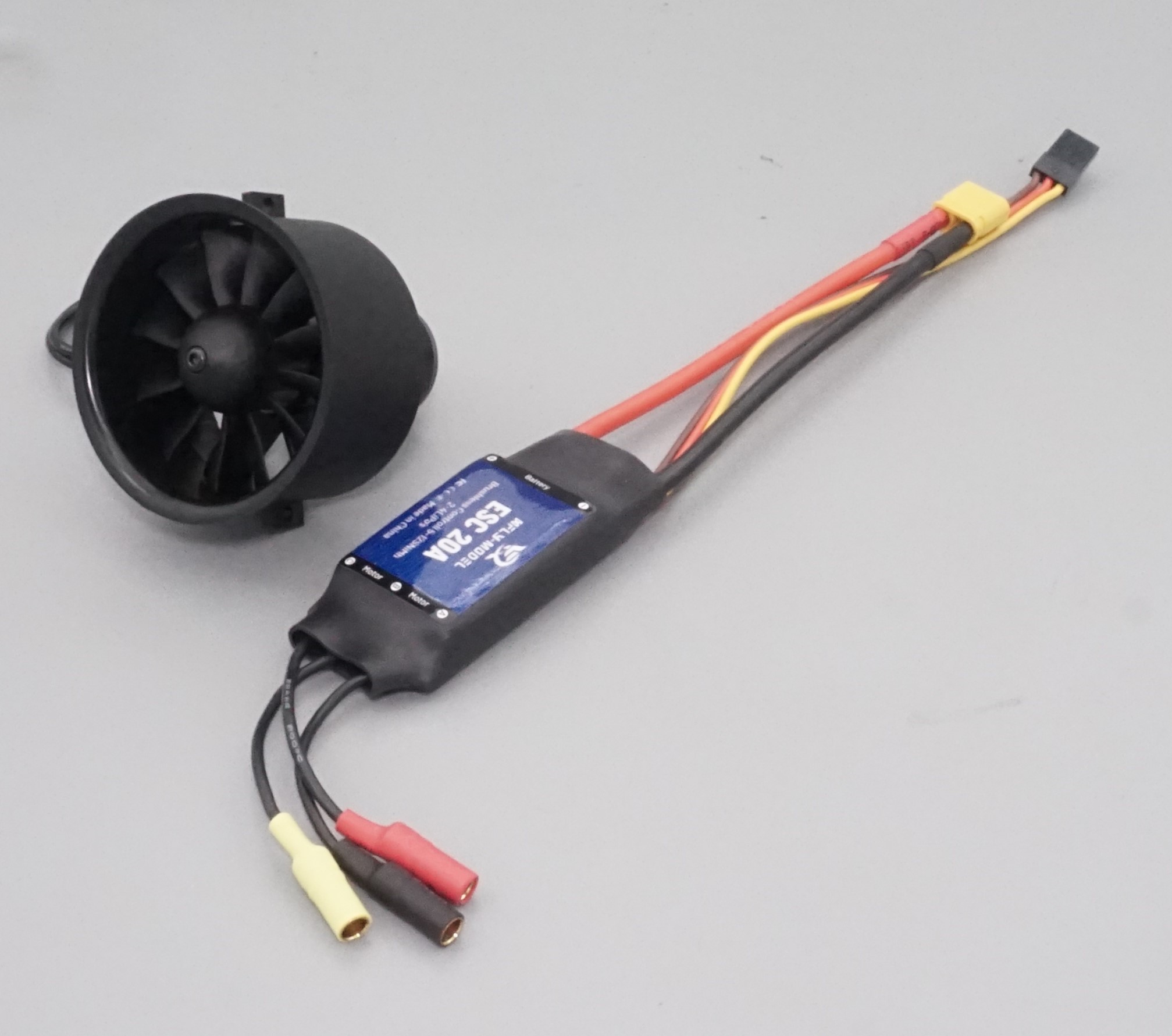 FUKA　Cross fan Ex 40 Xfly-Model Galaxy X4 40mm 12 Blade 5000Kv EDF Power Combo